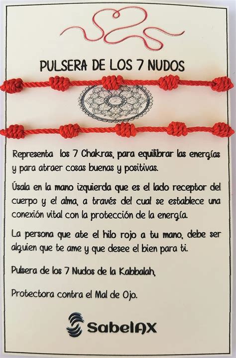 pulsera de hilo rojo con 7 nudos significado|La pulsera roja de 7 nudos: significado, beneficios y。